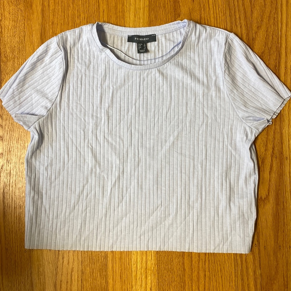 Primary crop lavender color t shirt